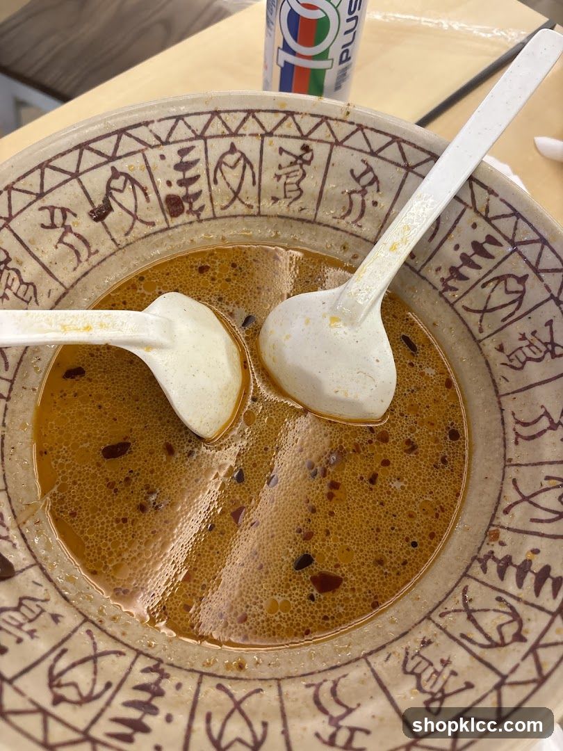 Spicy Broth with Spoons