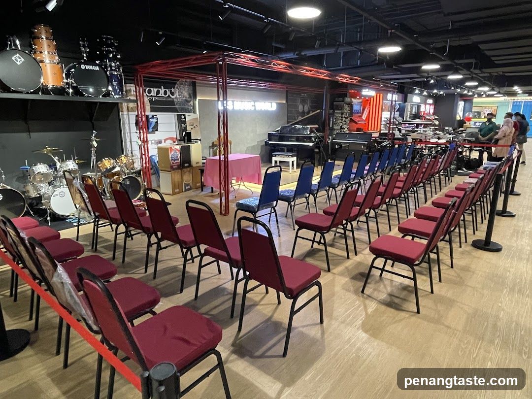 Music Store Seating Area
