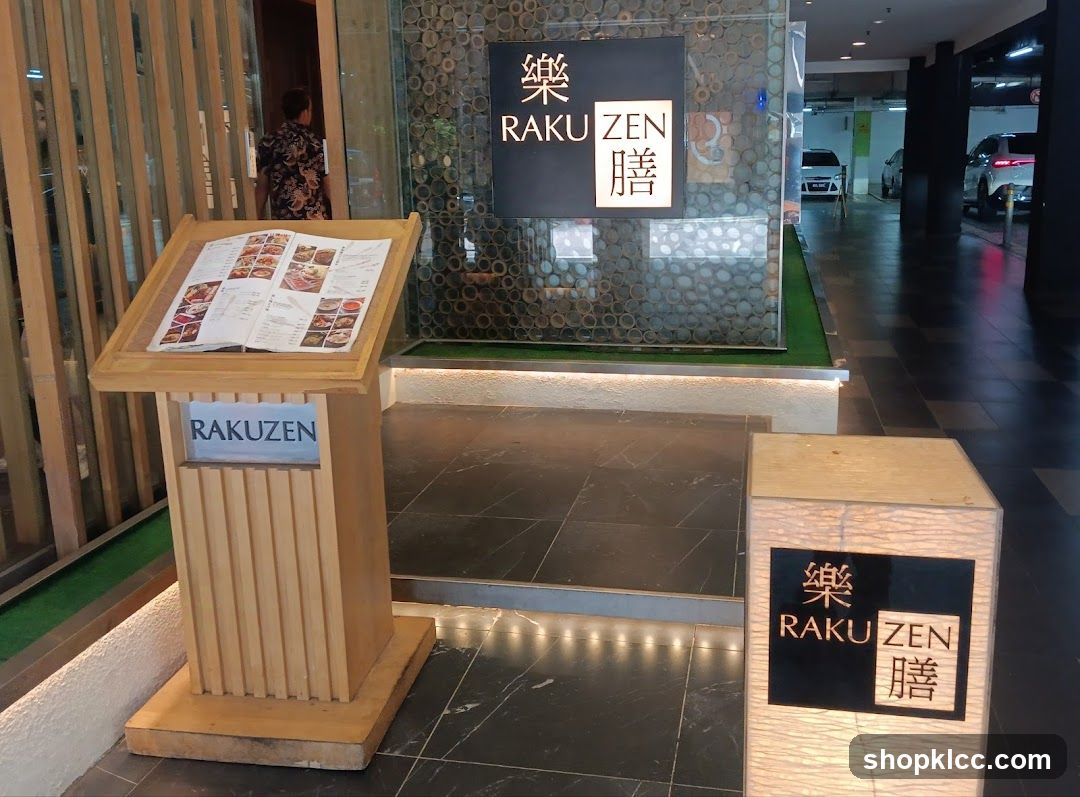 Raku Zen Entrance Display