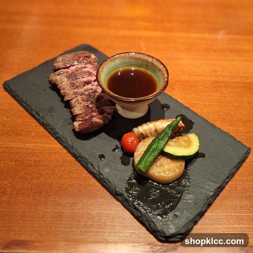 Grilled Steak with Side Dish