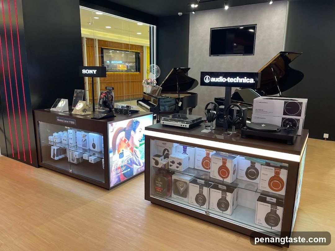 Audio Equipment Store Display