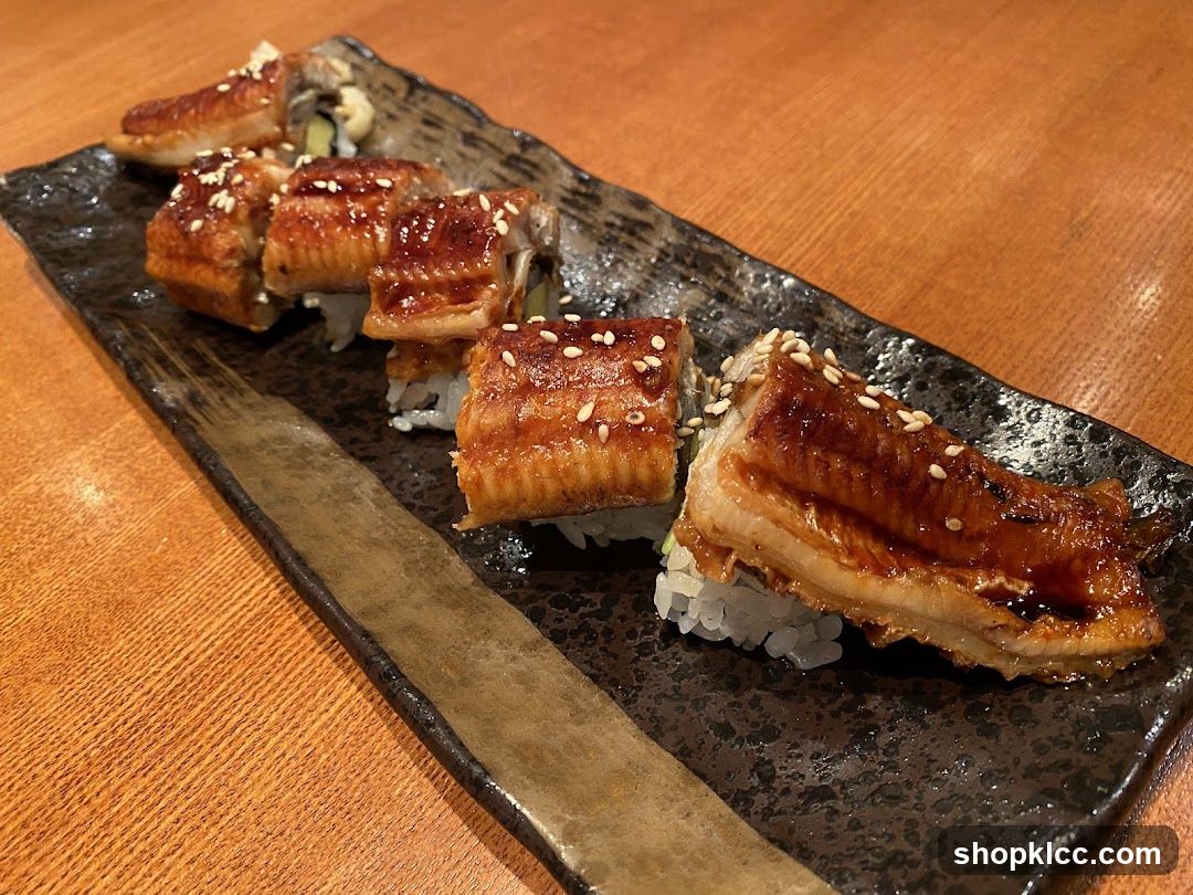 Grilled Eel Sushi Platter