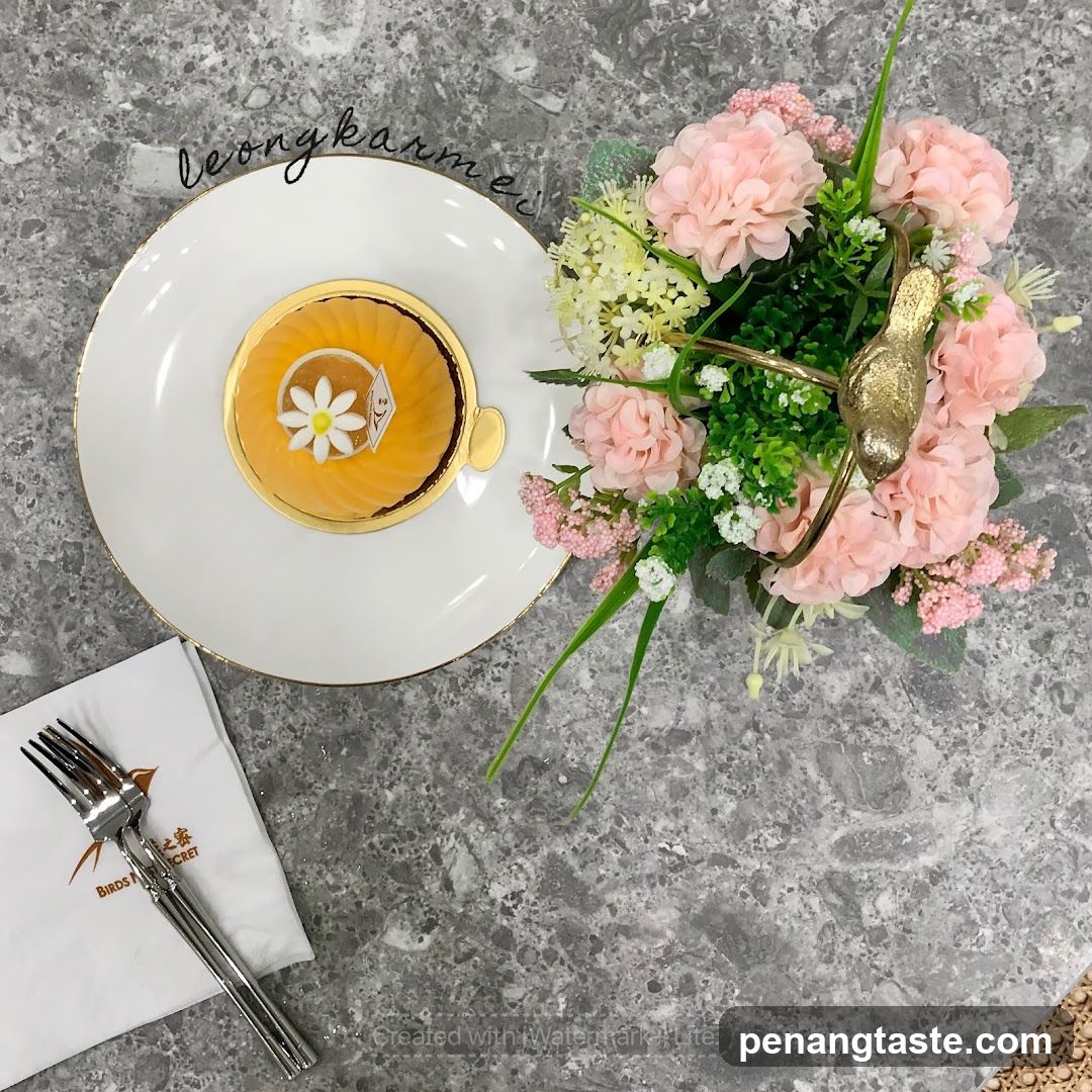 Dessert with Flowers