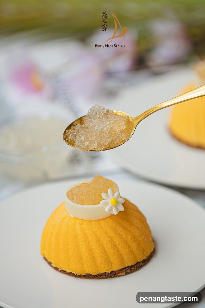 Dessert with Bird's Nest