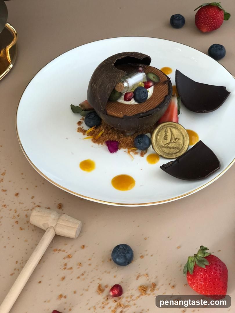 Chocolate Sphere Dessert