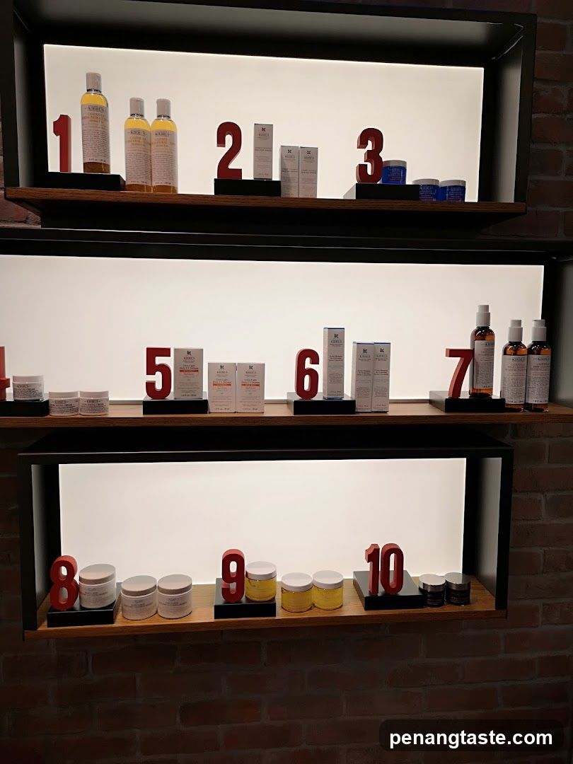 Skincare Products Display