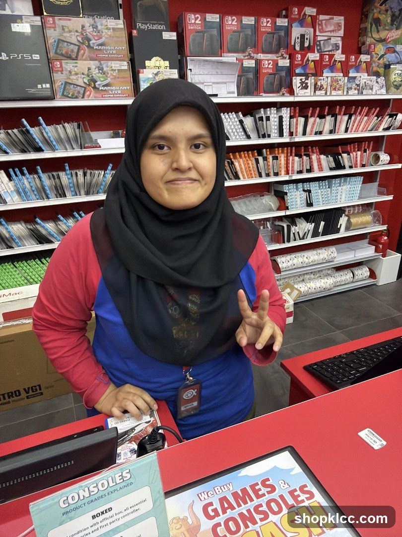 Employee at a Game Store