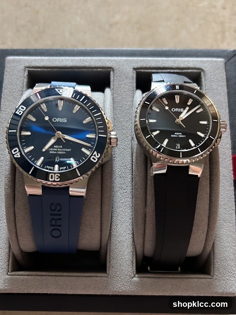 Two Oris Aquis Watches