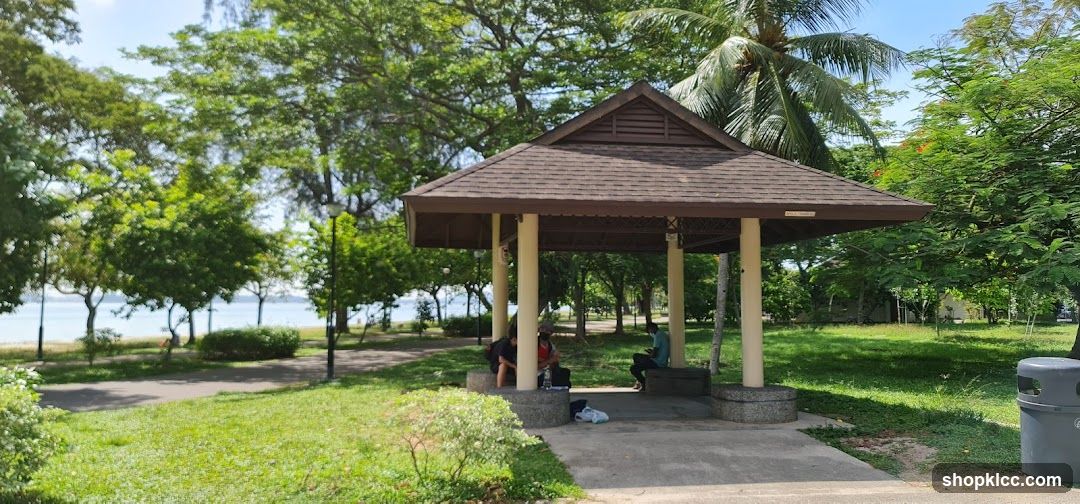 Park Gazebo with People
