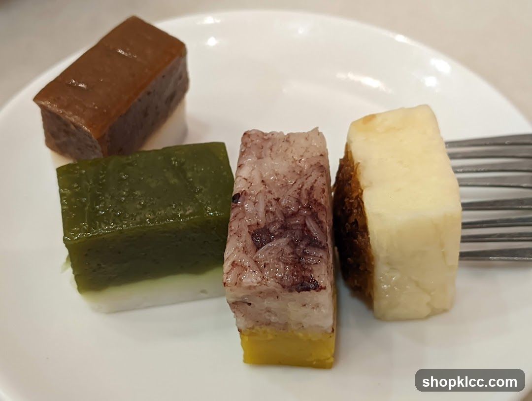 Four Desserts on a Plate