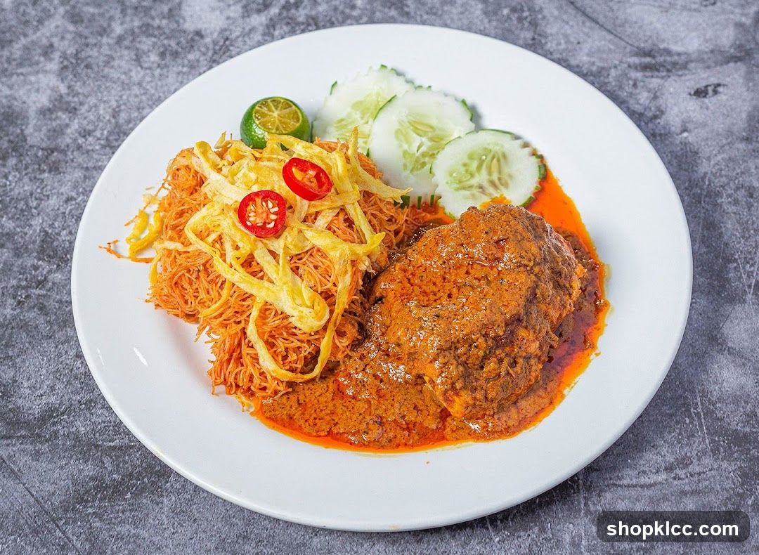 Nasi Lemak with Rendang