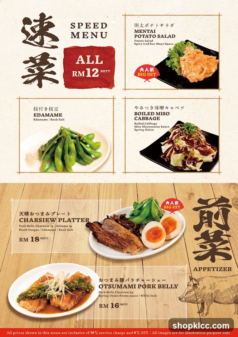 SPEED MENU