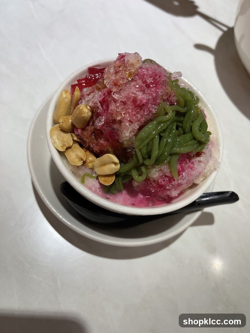 Dessert with Shaved Ice