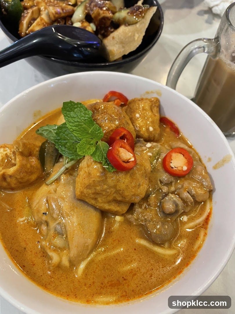 Curry Noodles with Chicken and Tofu