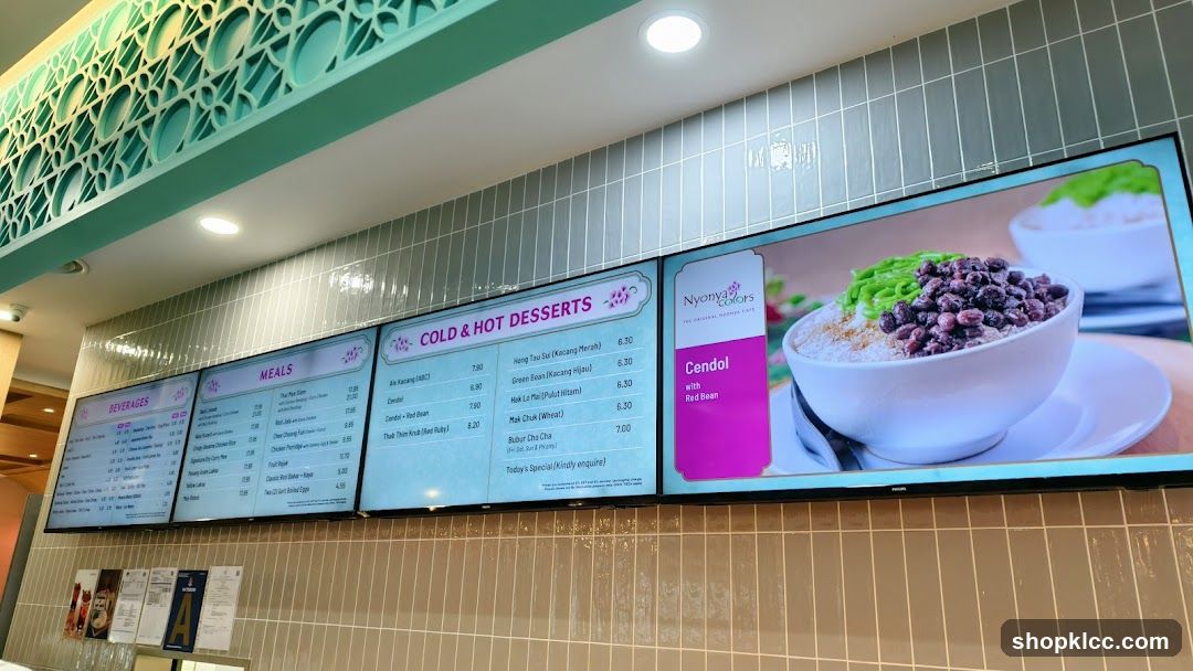 Nyonya Colors Menu