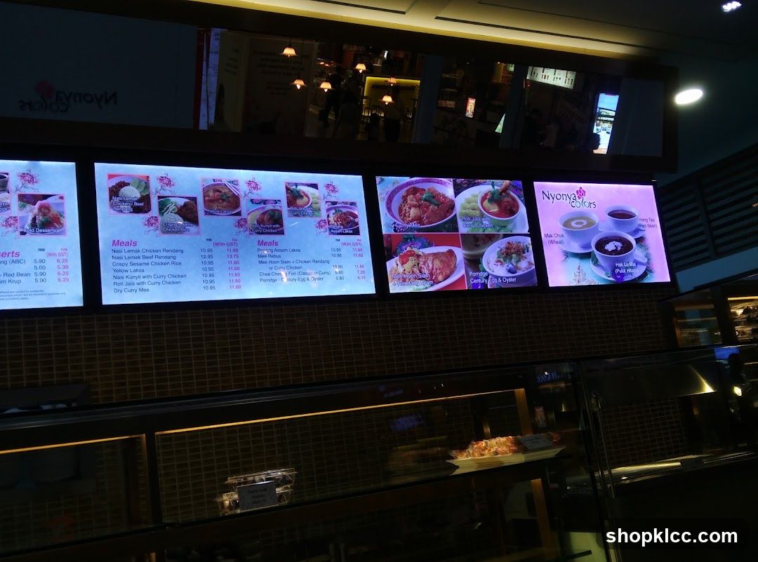 Nyonya Colors Menu