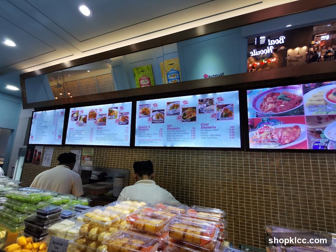 Food Menu Display