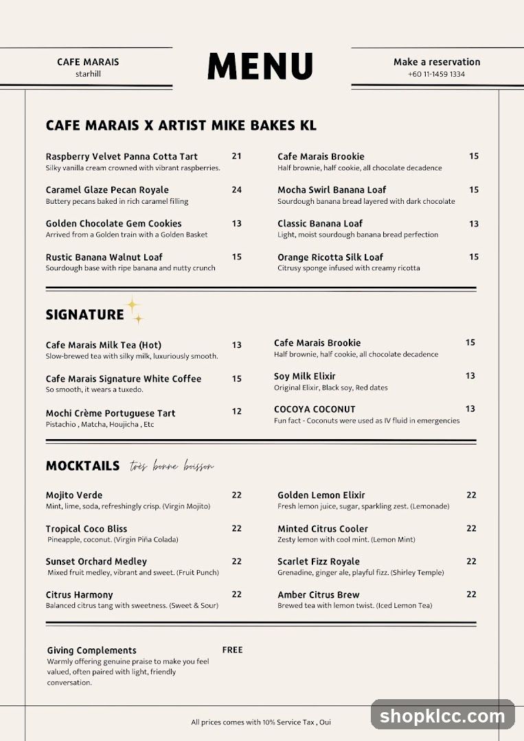 Cafe Marais