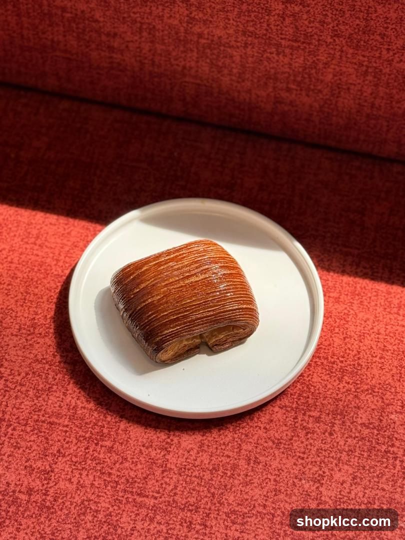 Pastry on Red Background