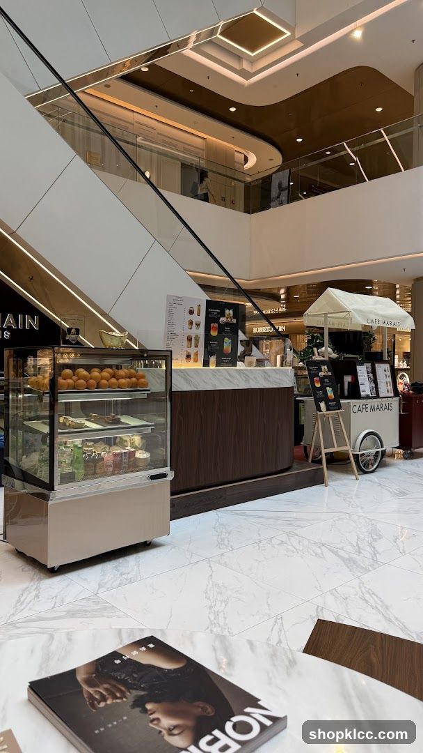 Mall Interior Food Display