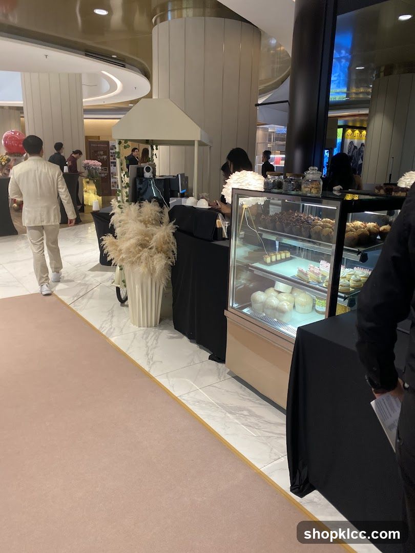 Bakery Display in Mall Interior