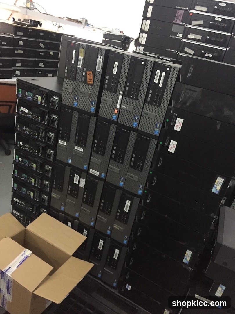 Server Room or Warehouse Interior
