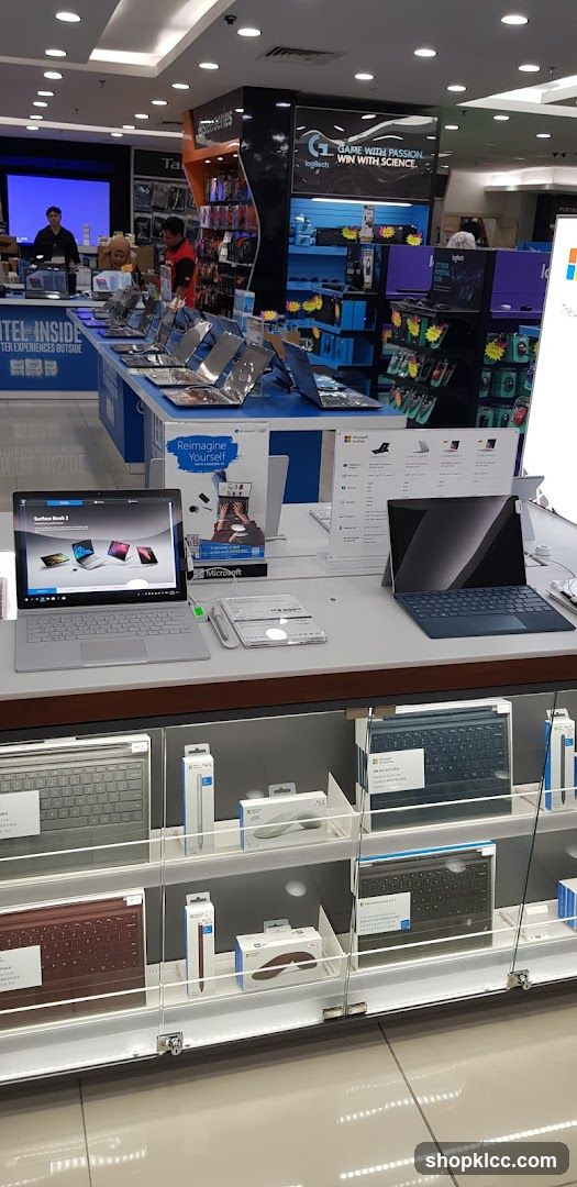 Electronics Store Interior Display