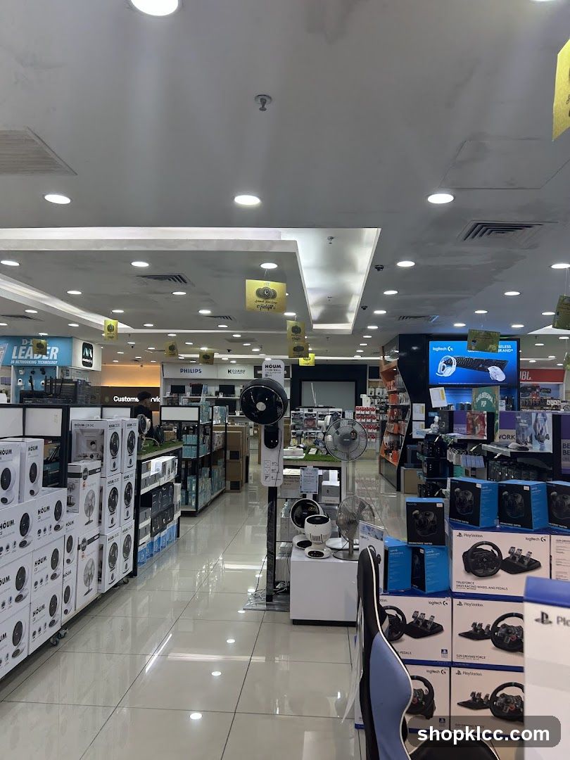 Electronics Store Interior