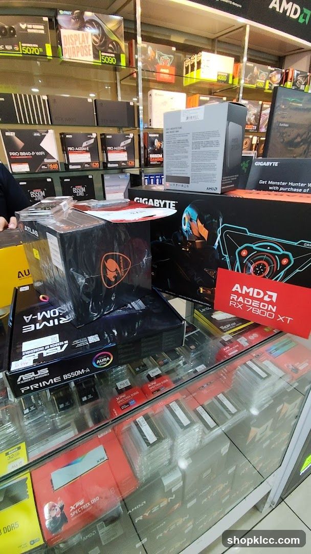 Electronics Store Interior Display
