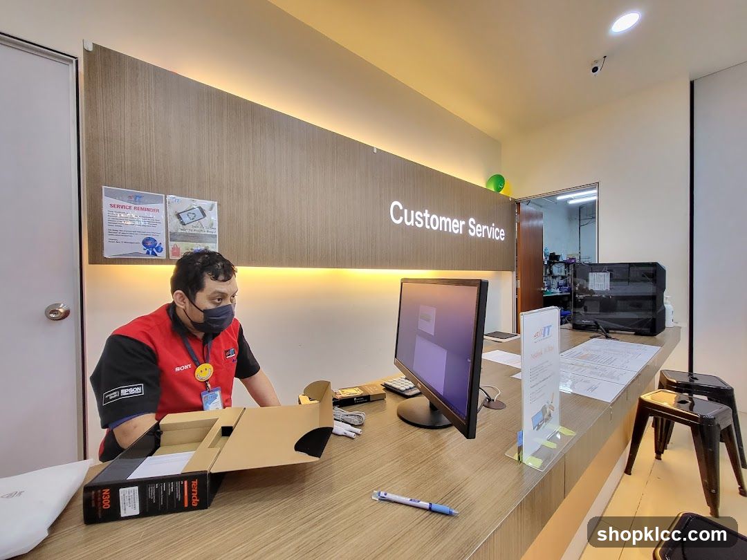 Customer Service Desk Interior