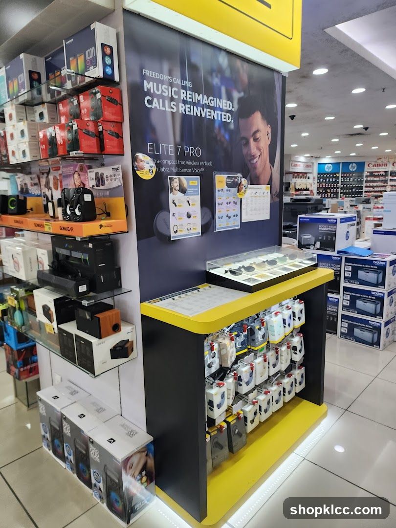 Electronics Store Interior Display