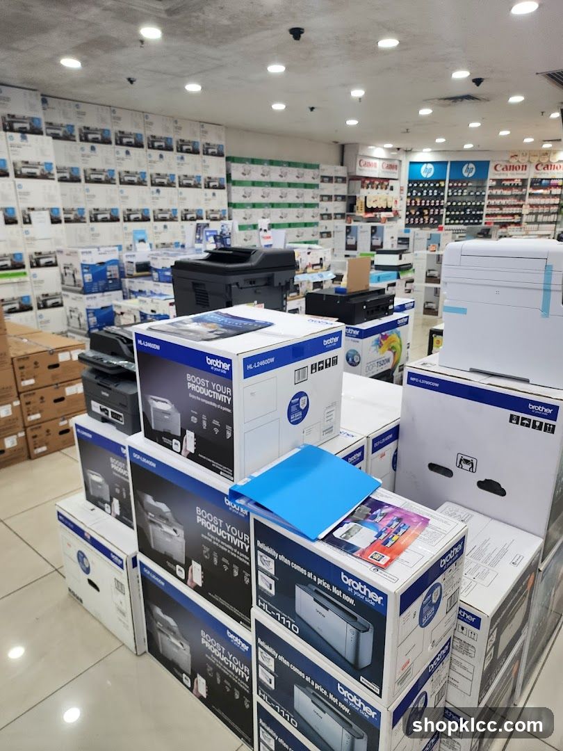 Electronics Store Interior