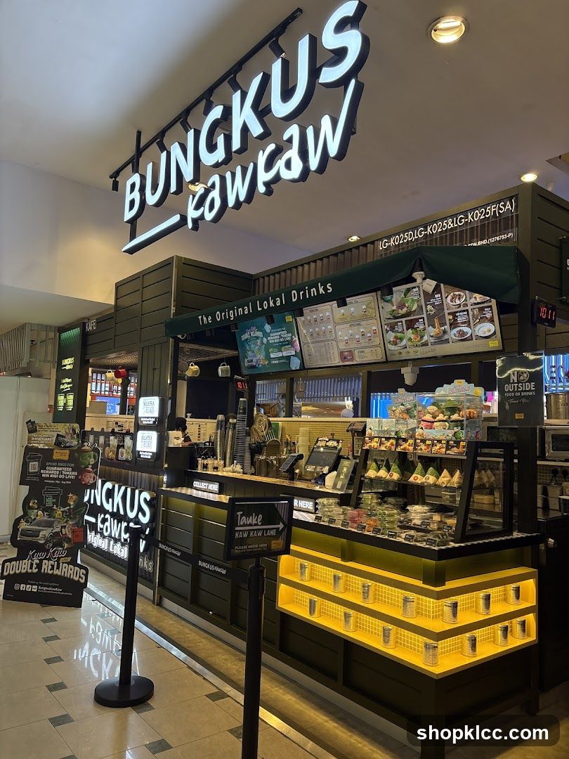 Bungkus Kawkaw Storefront Interior View