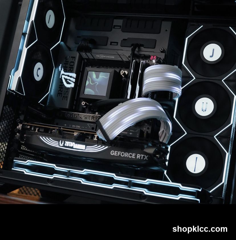 PC Interior with RGB Lighting