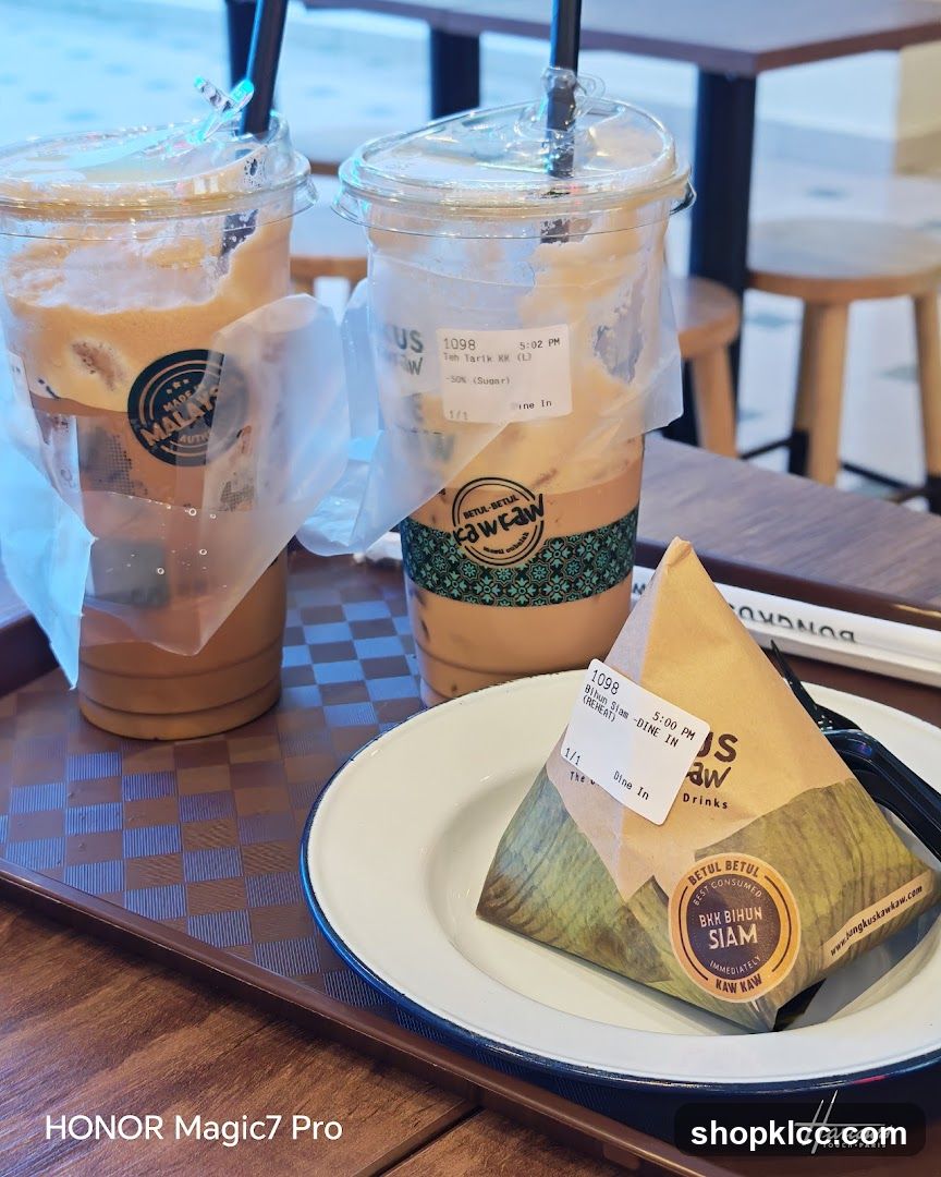 Iced Coffee and Snack at Betul Betul