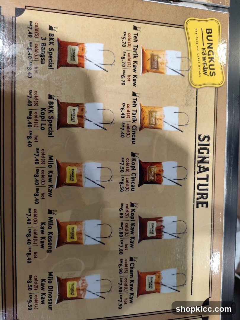Bungkus - Signature Menu
