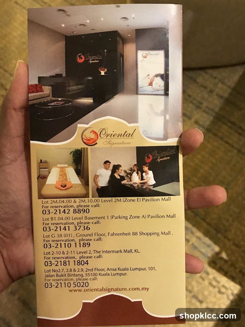 Oriental Signature Brochure