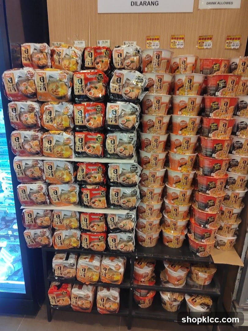 Instant Noodles Display