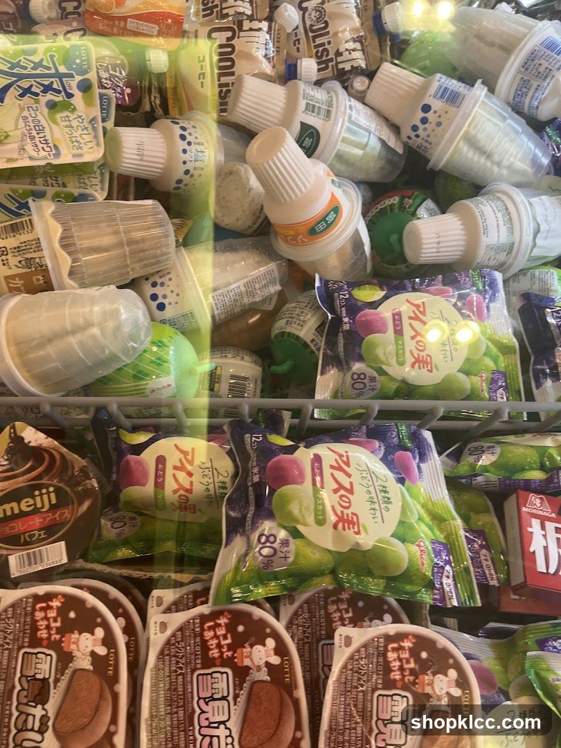 Frozen Desserts in a Freezer