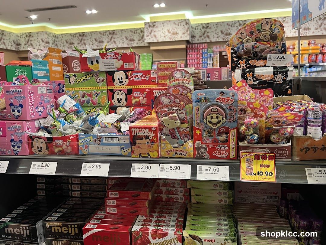 Assortment of Candies and Snacks