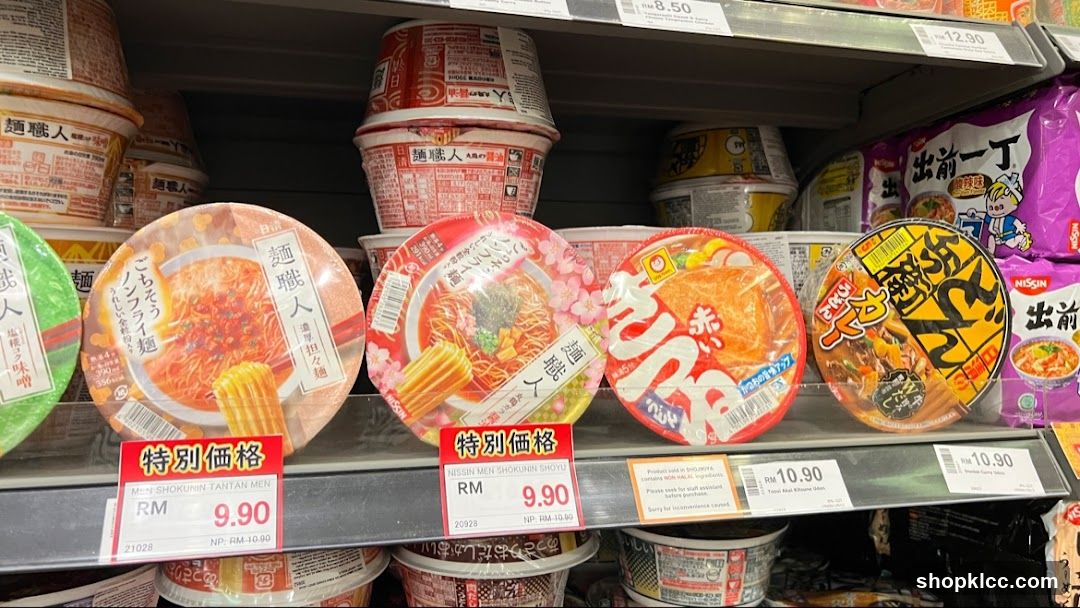 Assortment of Instant Noodles
