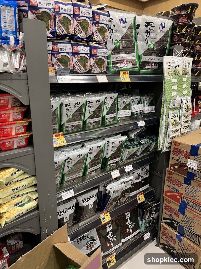 Assortment of Seaweed Snacks