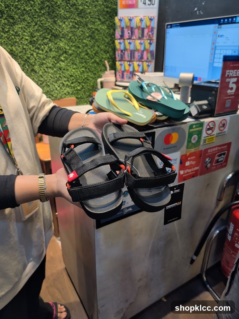 Sandals and Flip-flops Display