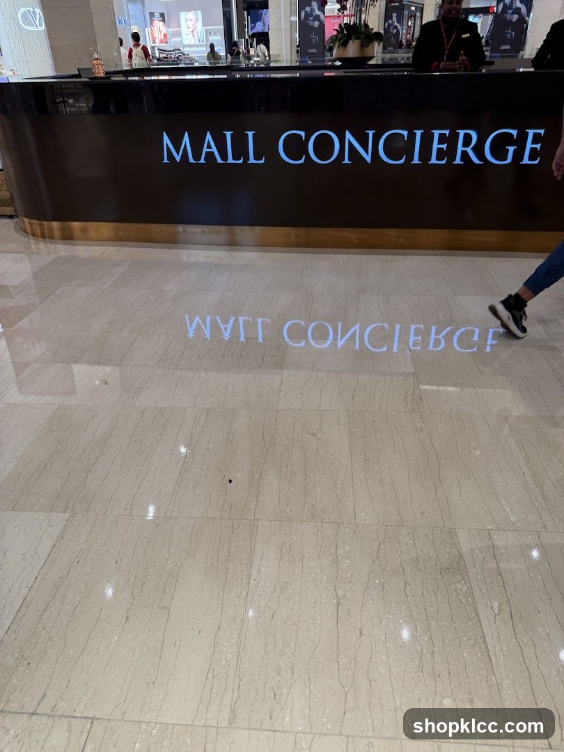 Mall Concierge Reception Area