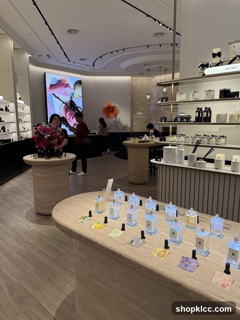 Perfume Store Interior Display