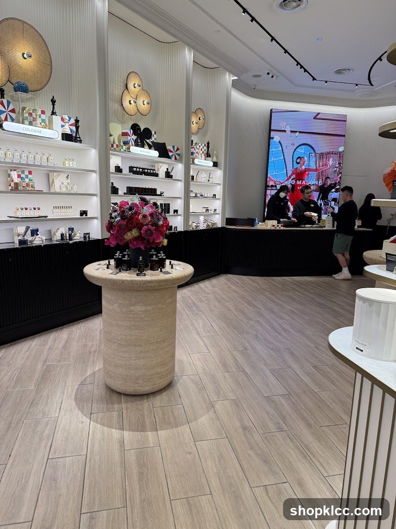 Interior of a modern retail store