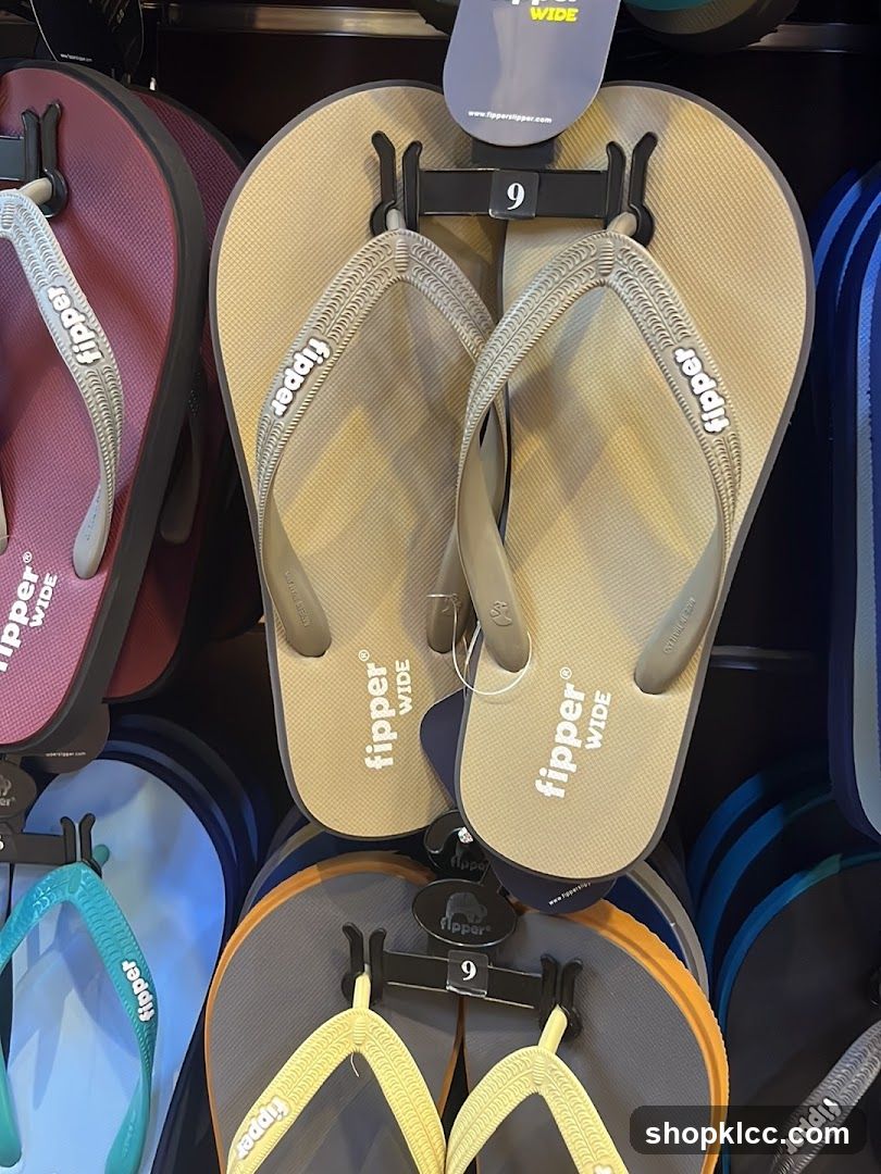 Flip-flops on display