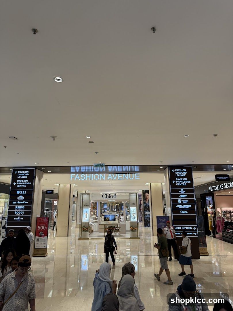 Fashion Avenue Interior View