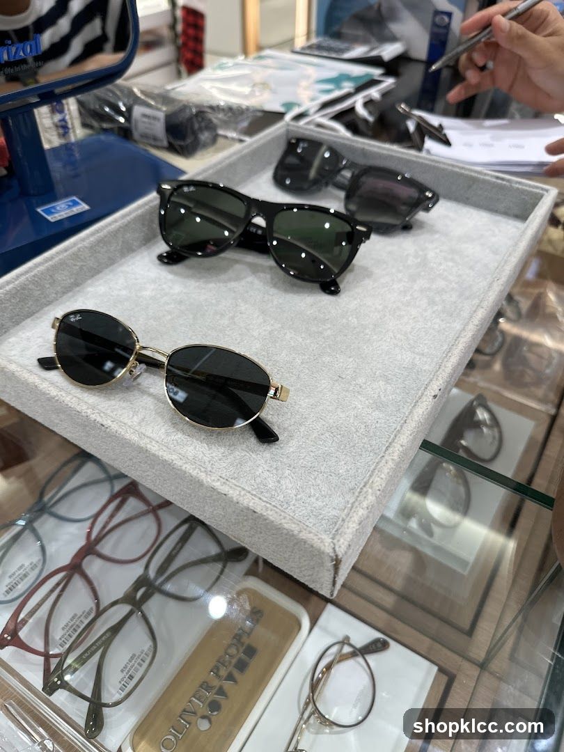 Sunglasses Display in Store