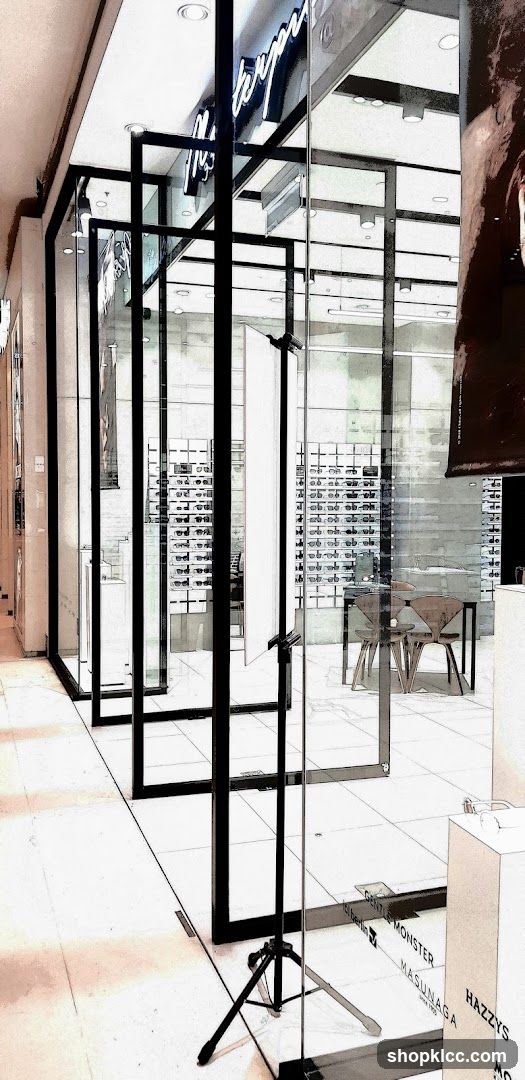 Store Entrance with Glass Display